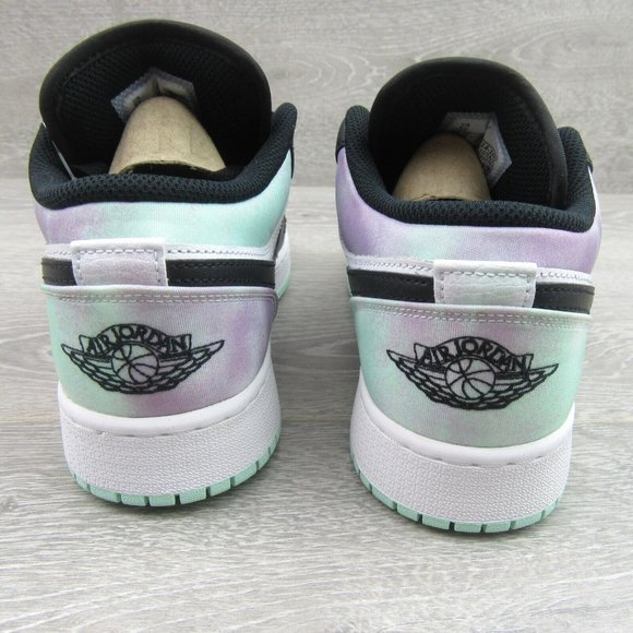 Air Jordan 1 Low SE Pastel Tie-Dye GS Size 7Y / Women's Size 8.5 NEW DQ2514-100 - Picture 8 of 14